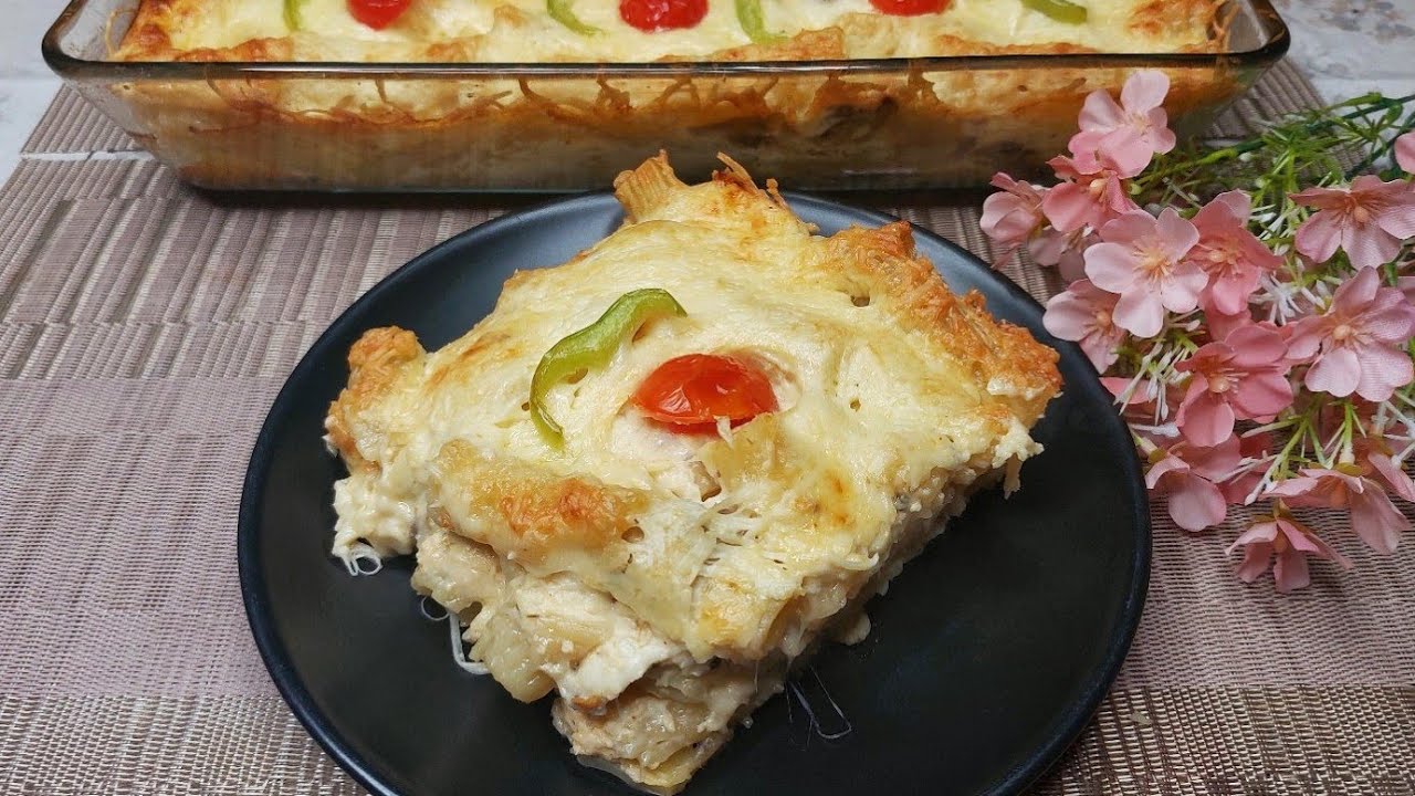 Το Πιο Νόστιμο Σουφλέ Ζυμαρικών Με Μανιτάρια Χωρίς Κρέμα Γάλακτος |Σπιτικά&Νόστιμα απο τη Βάσω 