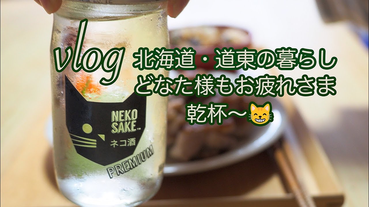 夏は素麺とシャービック/台所仕事 お惣菜・弁当作り/ネコ酒で晩酌『vlog北海道・道東の暮らし』Life in Hokkaido, Japan
