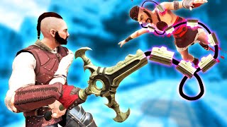 I Abused This Whip - Sword To Slay My Enemies With In Blades And Sorcery Vr Mods (New U9 Mods)
