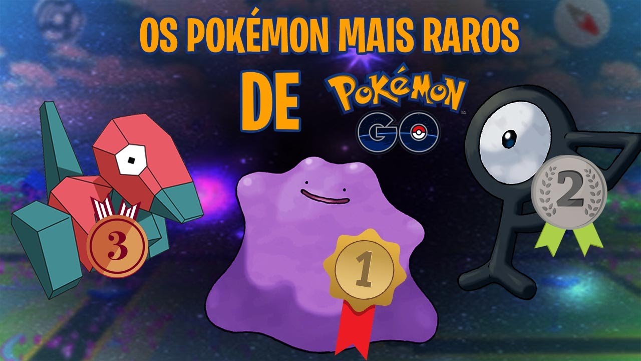 OS POKEMON MAIS RAROS DO POKÉMON GO 2019!
