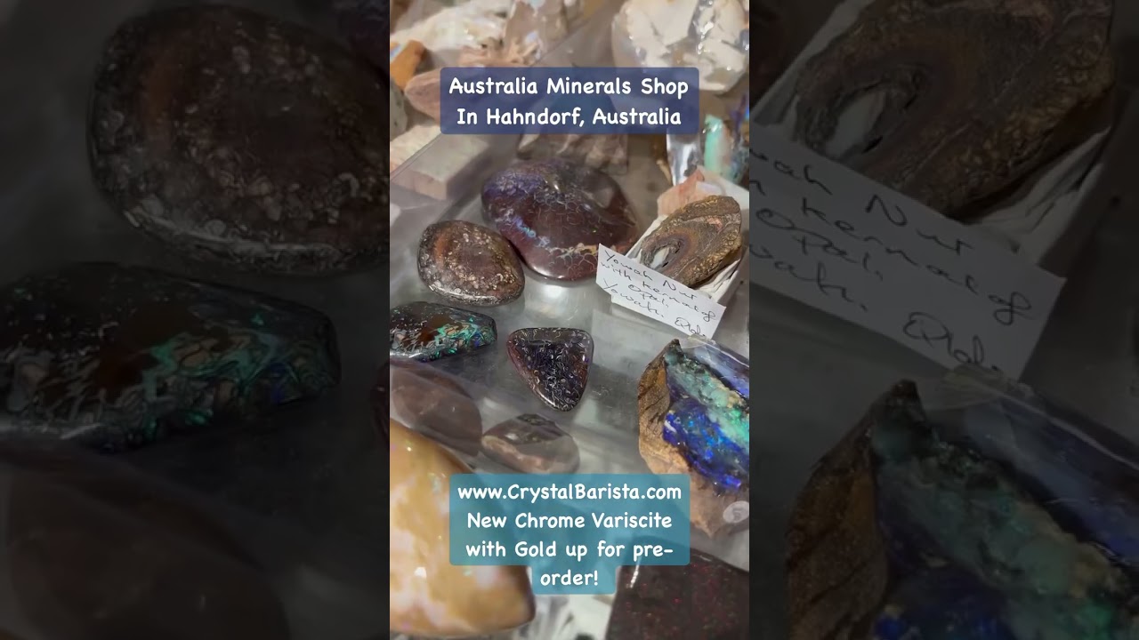 Come in Australia Minerals shop with us in Hahndorf Australia. #travel #crystals #opal #australia