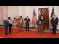 President Trump Participates in a Naturalization Ceremony at the White House