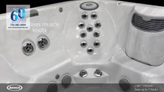 CJPools J 385 Large Comfort Hot Tub with Open Seating