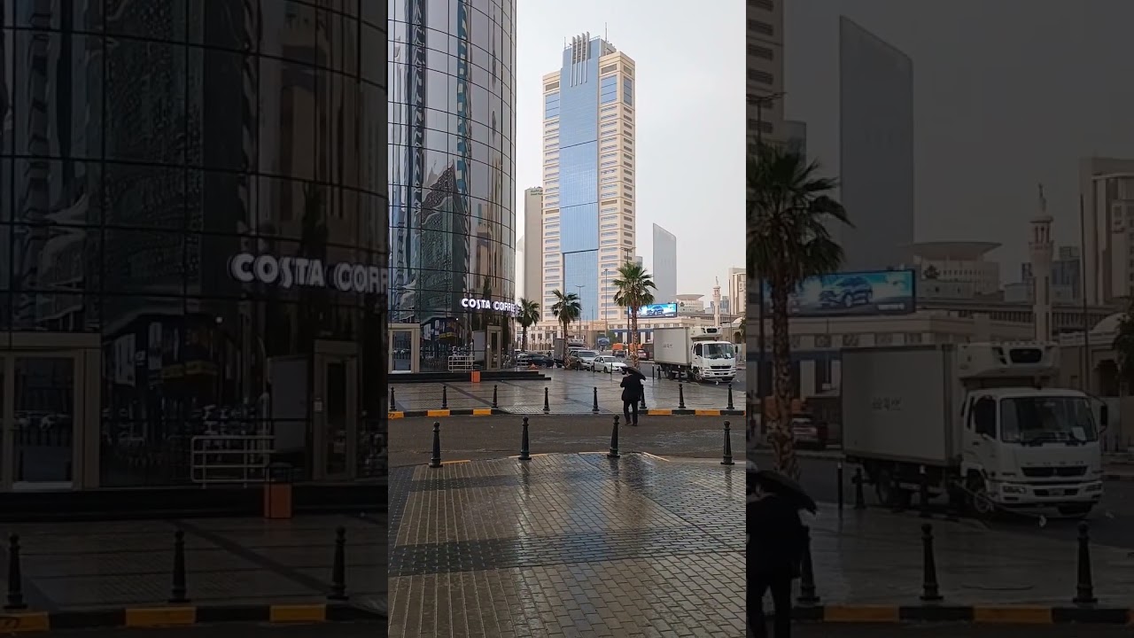 🌨️Today it is raining in Kuwait🇰🇼❤️🇮🇳