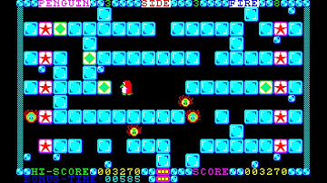 Sharp X1 Game: Ice Block (1983)