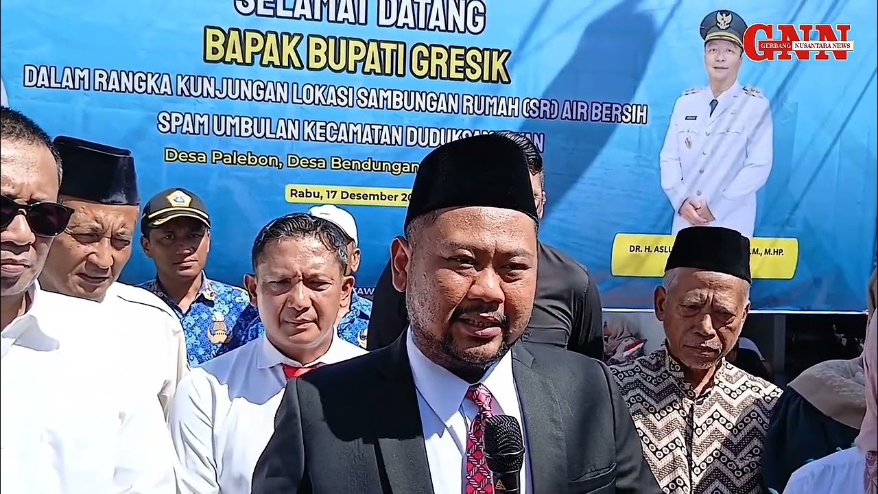 Ratusan Warga Duduksampeyan Kini Bisa Dengan Mudah Nikmati Air Bersih