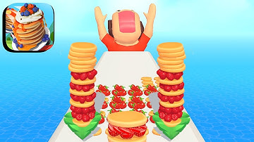 Pancake Run ​- All Levels Gameplay Android,ios (Levels 481-482)