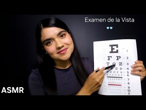 ASMR EXAMEN DE LA VISTA 👓 Roleplay en Español 😴