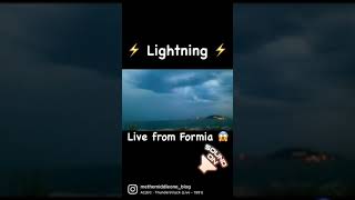 Lightning And Thunderstorms Live From Formia
