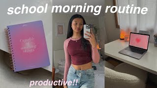 productive school morning routine💌 by Kendrick Lee 19,913 views 1 year ago 8 minutes, 40 seconds