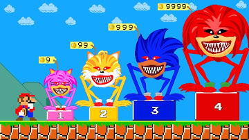 Super Mario Bros. But Mario Can Buy All Team Shin Sonic Tapes | PixSaga Mario