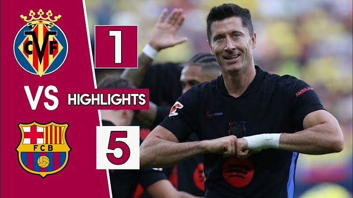 Villareal vs Barcelona 1-5 Extended Highlights & All Goals