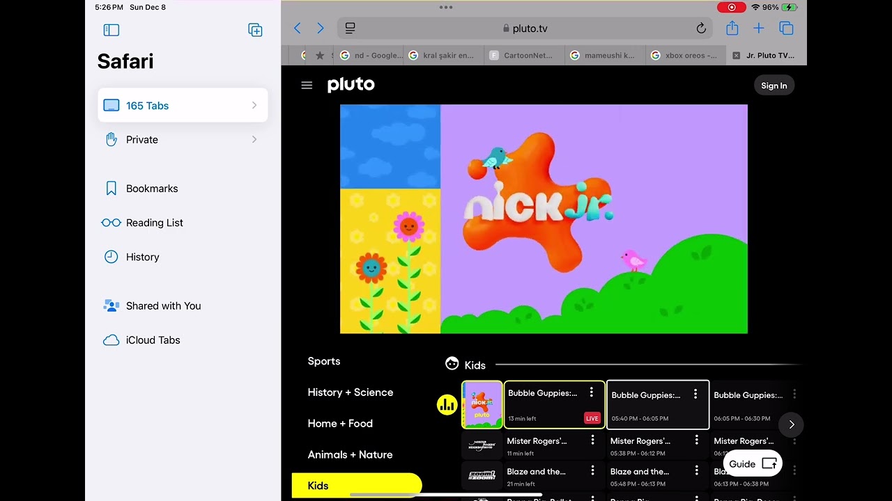 Nick Junior on Pluto tv Bumper (2024)