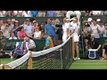 Wozniacki - Lisicki bump