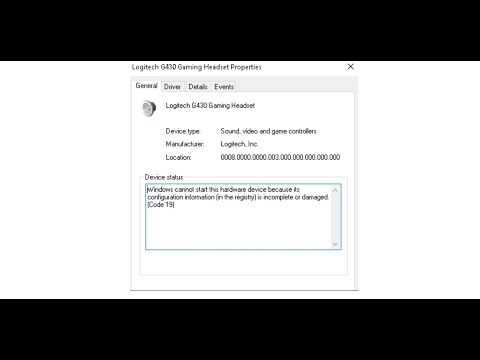 Fix Error Code 19 Windows Cannot Start This Hardware Device
