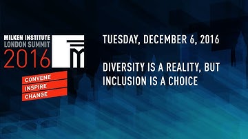 Diversity is a reality, but inclusion is a choice