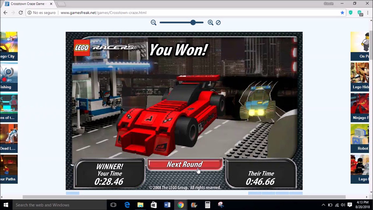 lego racers crosstown craze