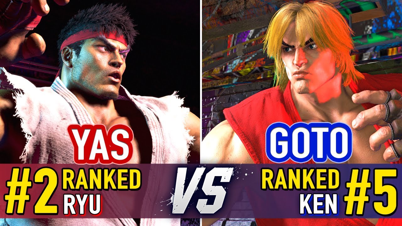 SF6 🤜 YAS (#2 Ranked Ryu) vs Goto (#5 Ranked Ken) 🤛 SF6 High Level Gameplay
