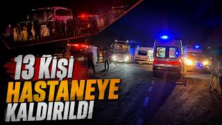 Şanlıurfa’da Yolcu Otobüsleri Çarpıştı :13 Yaralı