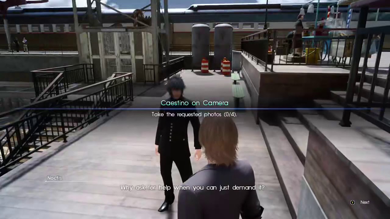 noctis ‘why ask for help..?’ (FFXV DIALOGUE)