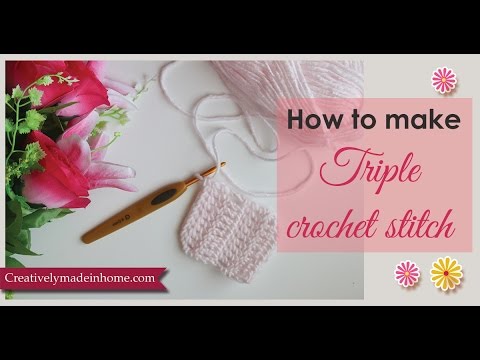 How to make Triple Crochet - YouTube