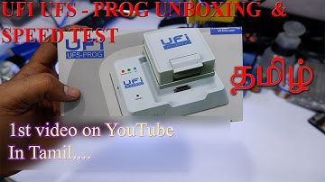 UFI UFS-PROG Adapter | Unboxing | Speed Test | in Tamil
