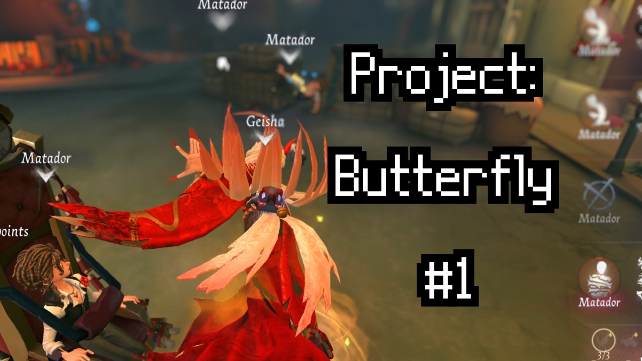 GEISHA Vs 4 MATADORS?? | Project: Butterfly #1 | IdentityV