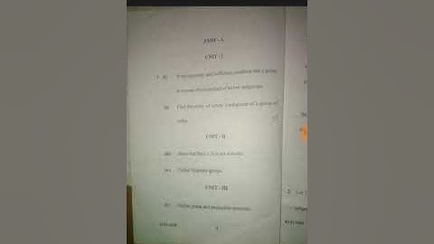 M.Sc (previous)//Mlsu// 2018// Paper-1