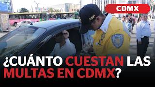 Multas de tránsito CDMX: costos, errores comunes y cómo evitarlas | Reporte Indigo
