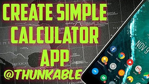 How To Create Simple Calculator App Using Thunkable
