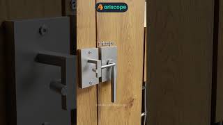 Amazing Wood and Metal Door Lock with ASMR