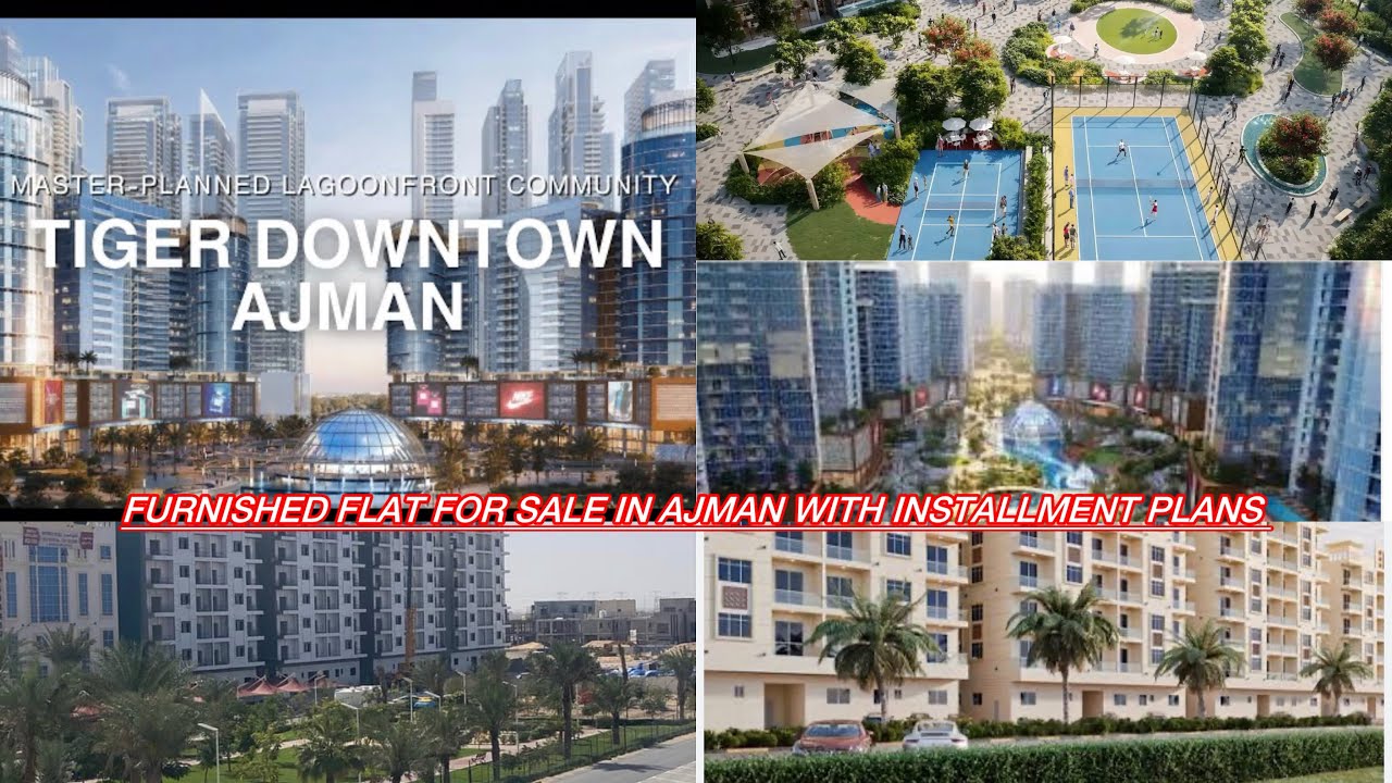 furnished flats for sale in Ajman with installment plans |alameera village|downtown ajman
