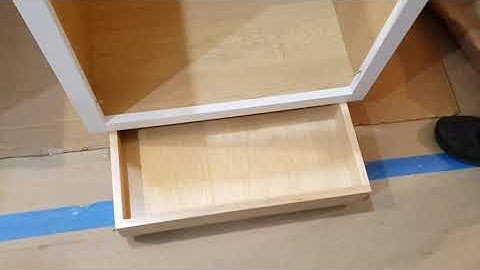 Blum Movento Tip-On Blumotion push to open toe kick drawer creation - 18 inch soft close sliders