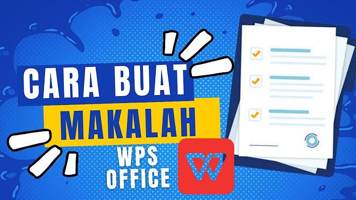20 Cara Membuat Makalah di HP dengan WPS atau Microsoft
