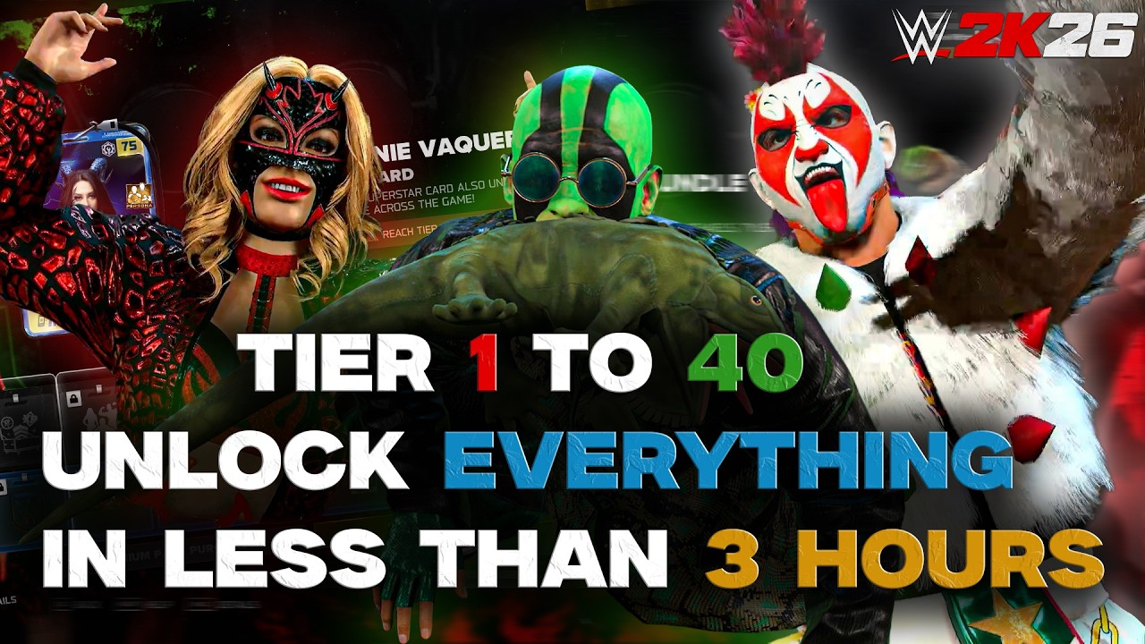 FASTEST WAY To Level Ringside Pass In WWE 2K26 (Tier 1–40 Guide)