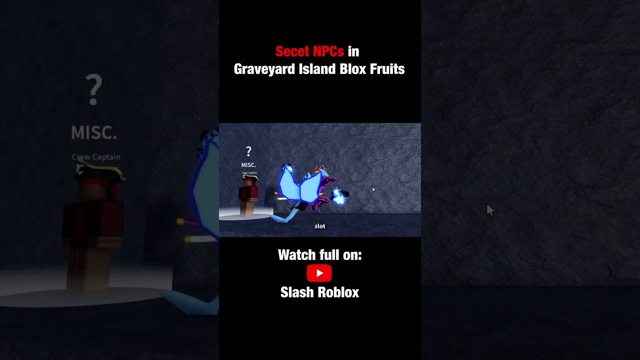 Секретные NPC в Graveyard Blox Fruits 2nd Sea Roblox. Капитан команды и rip_indra.