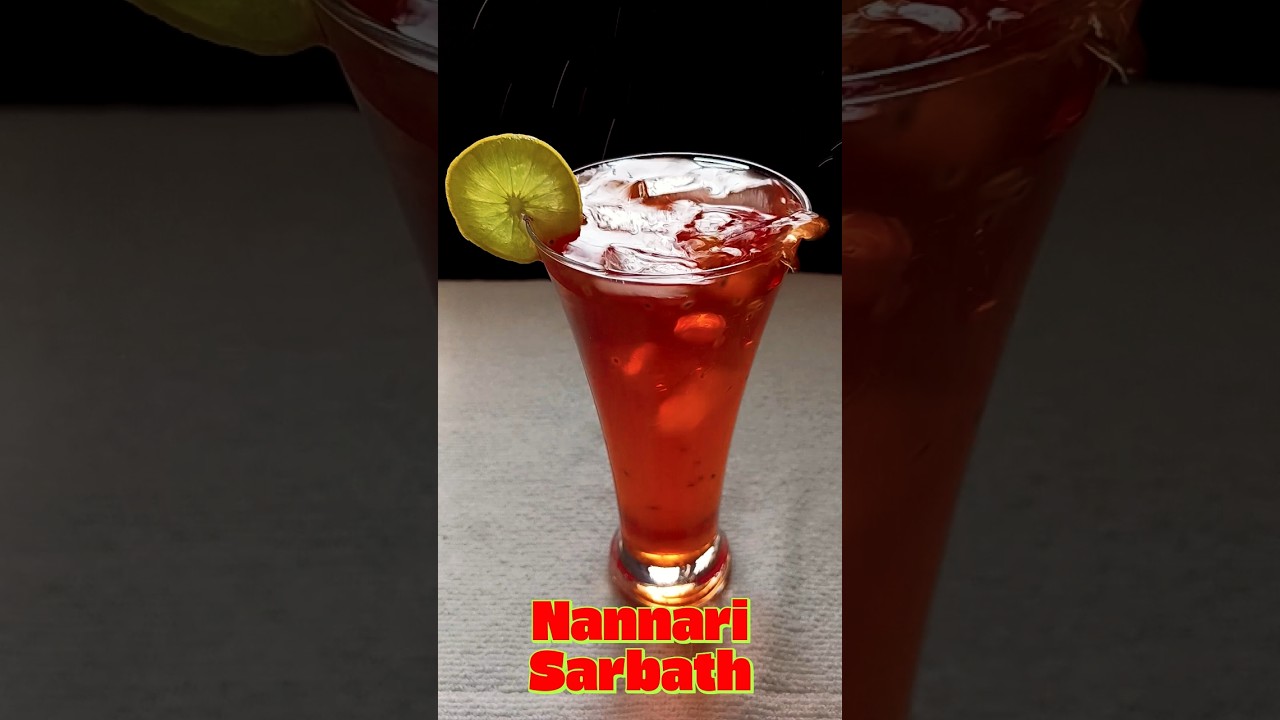 Special Summer Drink Nannari Sarbath Recipe 
