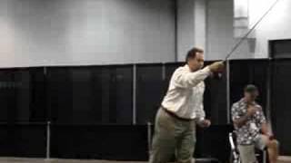 Steve Rajeff casting at the Denver show