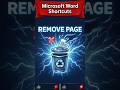 Remove Page in Word