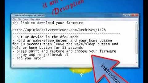 How To Downgrade from ios 6 to ios 5.1.1  A4 Devices ( English Version )