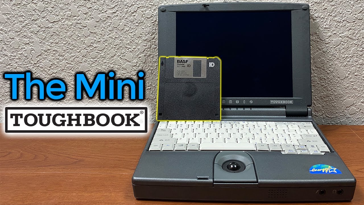 The Miniature Panasonic Toughbook From 1999 - Does It Work? - YouTube