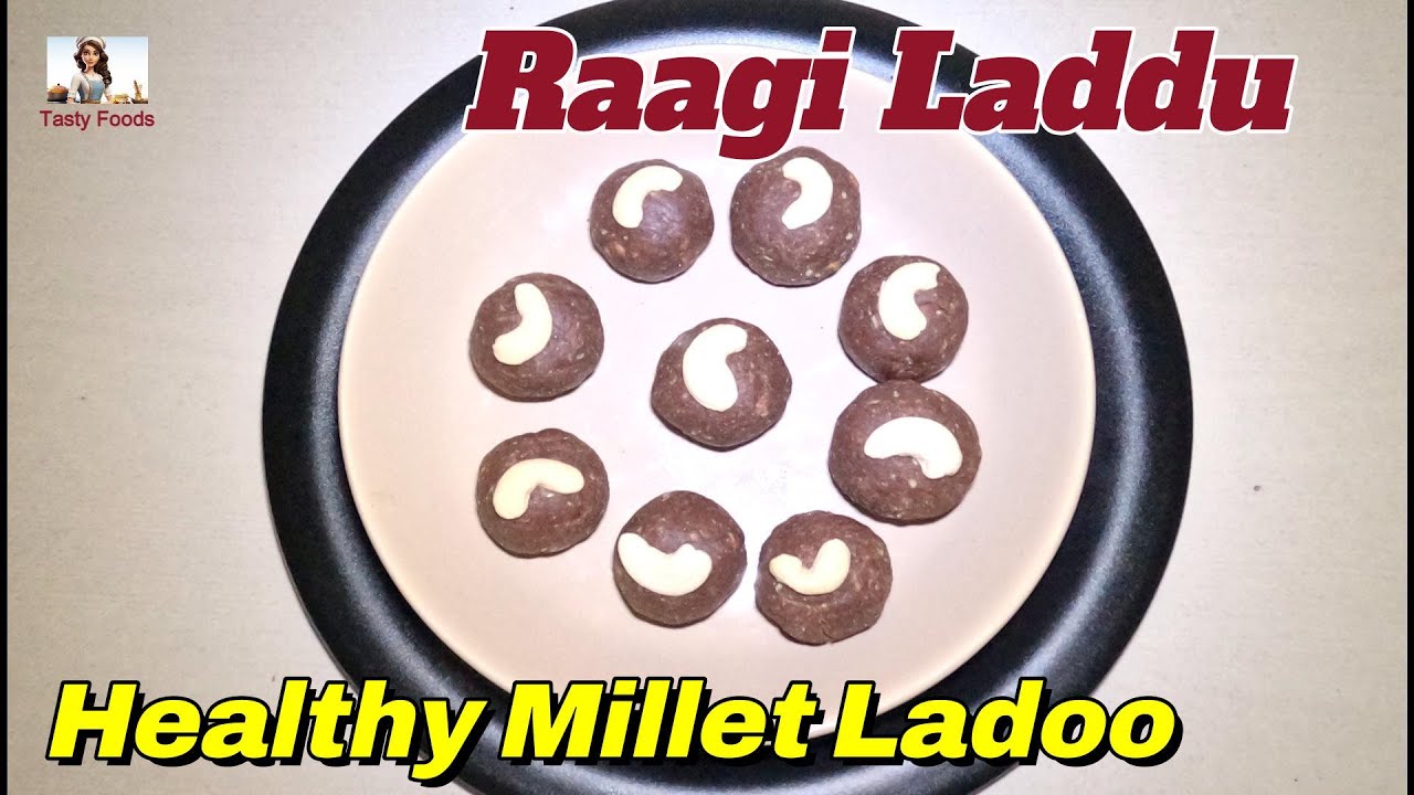Ragi Ladoo || Finger millet Ladoo || Ragi Laddu ||  Healthy Protein Balls