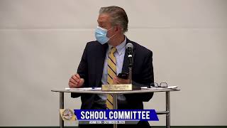 Abington School Committee Meeting; October 13, 2020