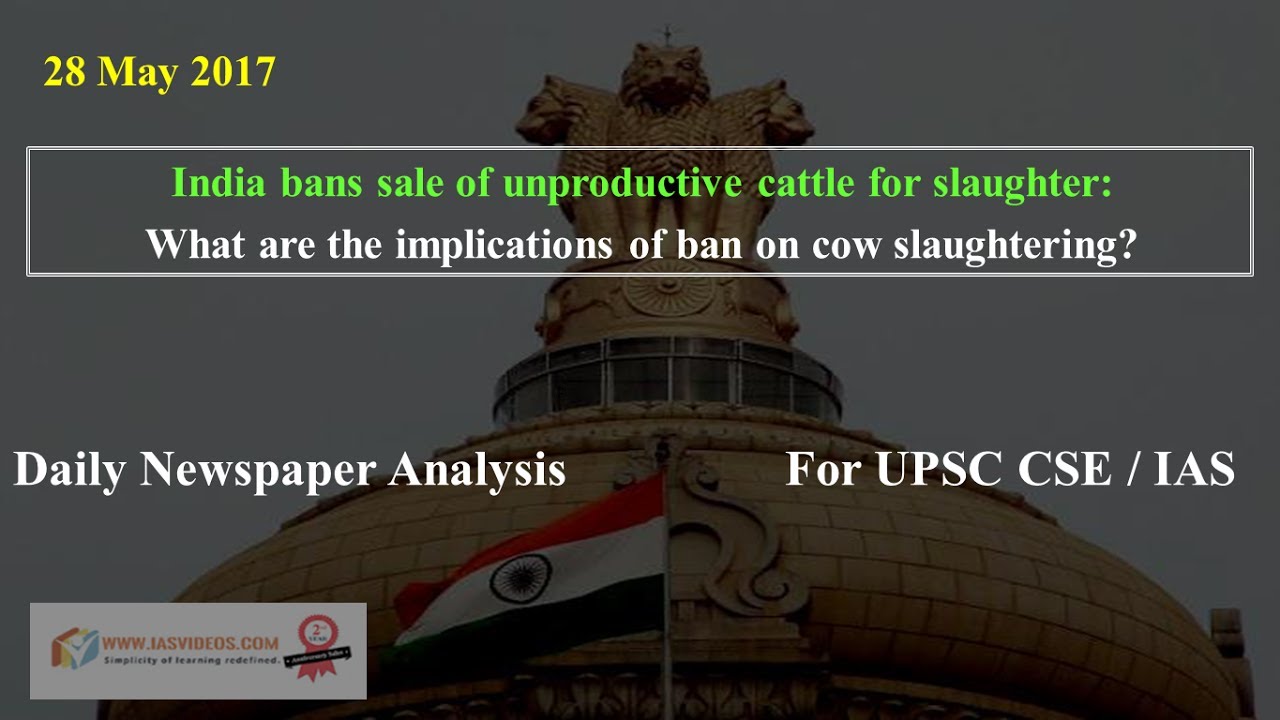 Current Affairs for 28 May 2017 for UPSC, CSE by IAS Videos