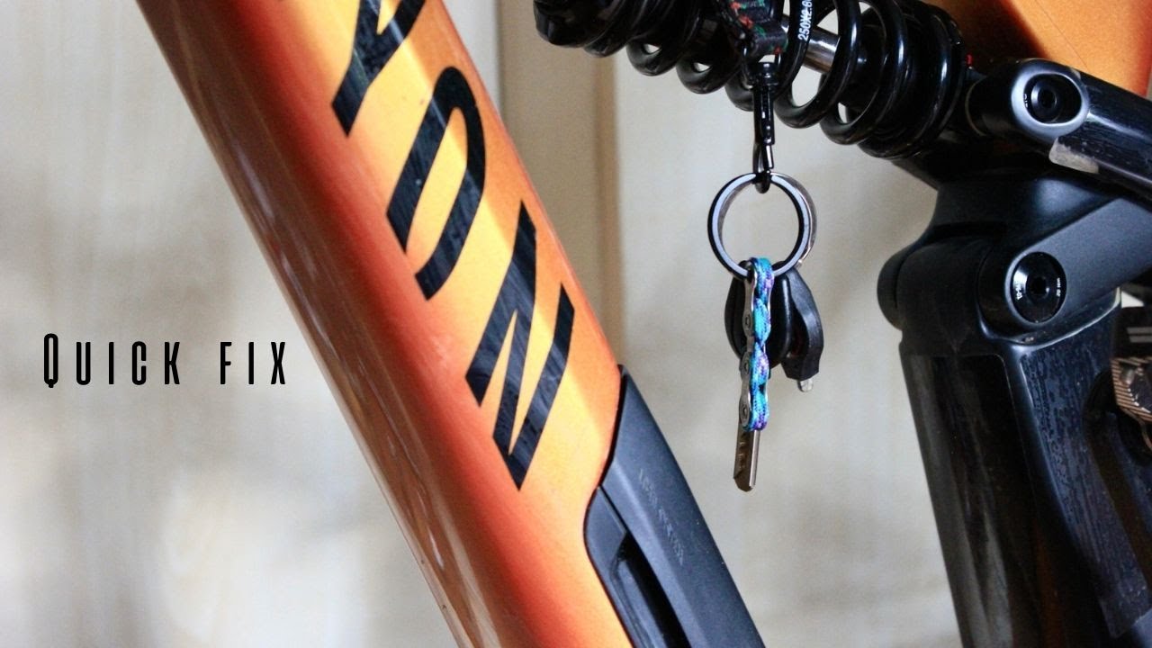 Recycling | I fixed my keychain made from old bicycle chain | Quick fix