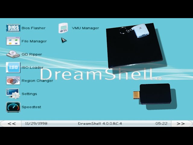 Loader Dreamshell 4.0 + Lecteur SD Pour Dreamcast - NEUF
