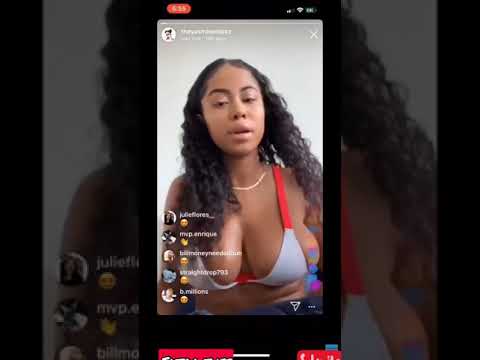 IG Model Yasmine Lopez Instagram Live😍