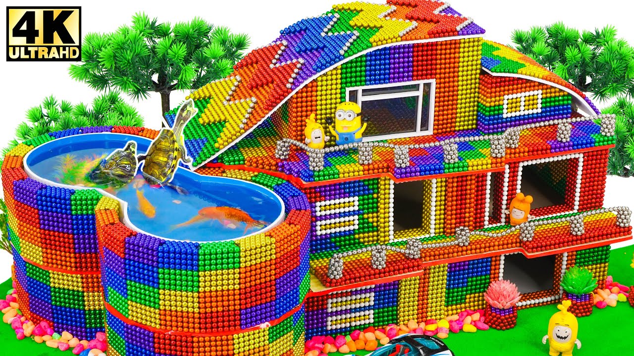 🔴 Challenge : Building a Luxury Smart Villa with Magnetic Balls | Incredible DIY Project! #15