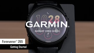 Garmin Support | Forerunner® 265 Series | Getting Started screenshot 3
