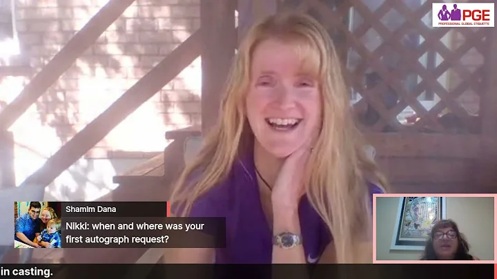 Celebrity Guest Nicole Rozema, writer and director...